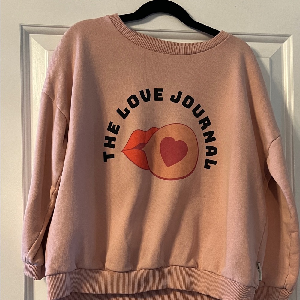 The Love Journal Pink Kids Sweatshirt